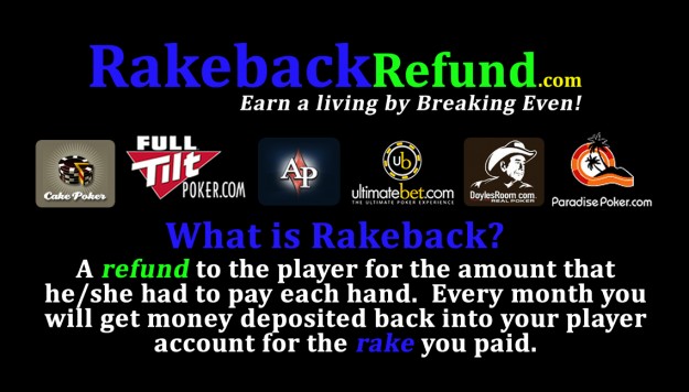 rakeback poker deals